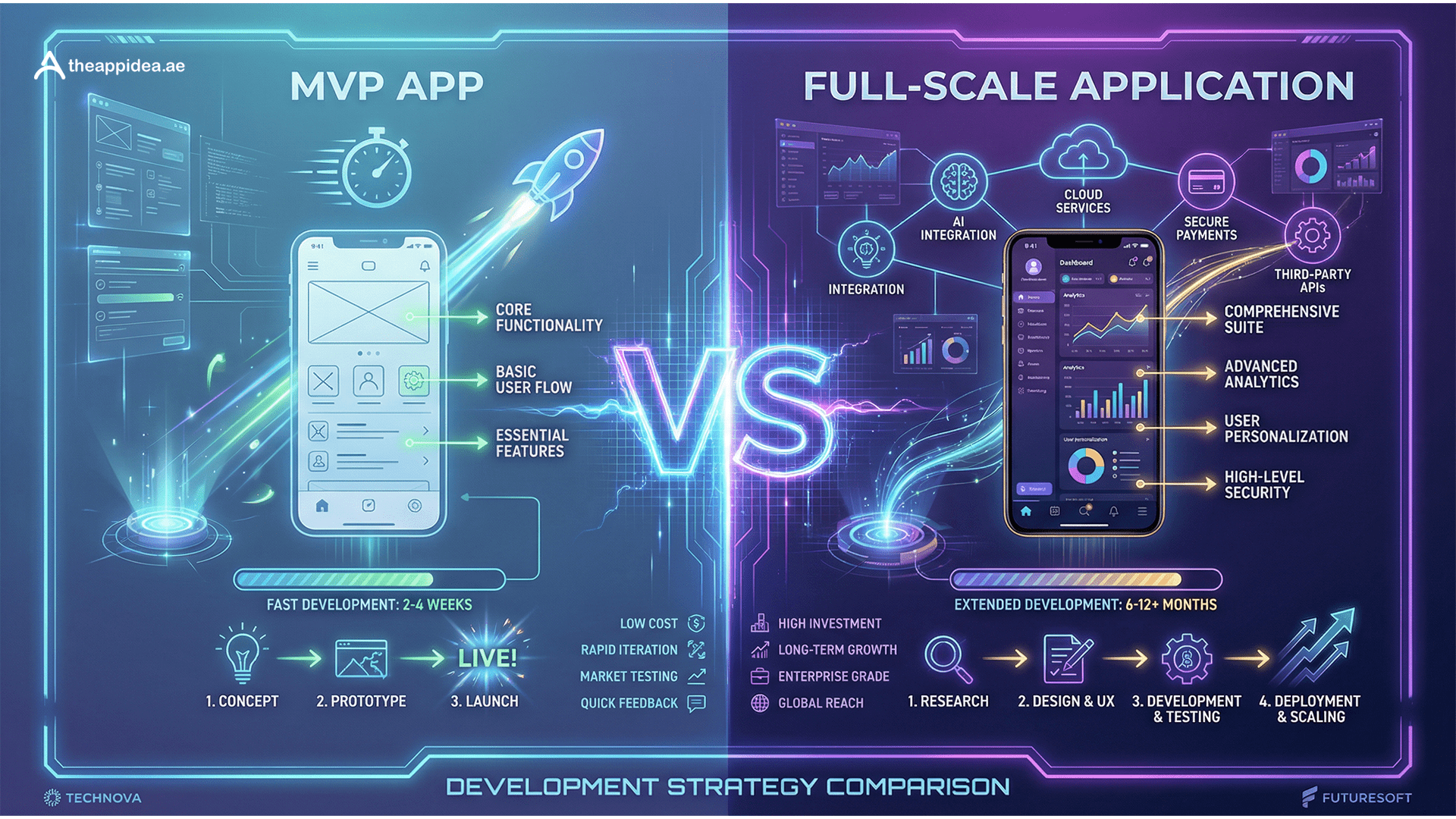 A Complete Guide to MVP App Development: Steps, Costs, Features & Mistakes to Avoid 10 MVP App Development Vs Full-Scale Applications Understand the Fundamental Differences